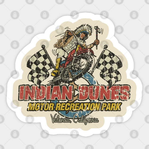 Indian Dunes Motor Recreation Park 1970 Sticker by JCD666